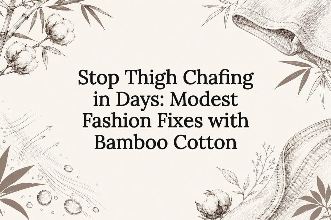 Stop Thigh Chafing in Days: Modest Fashion Fixes with Bamboo Cotton