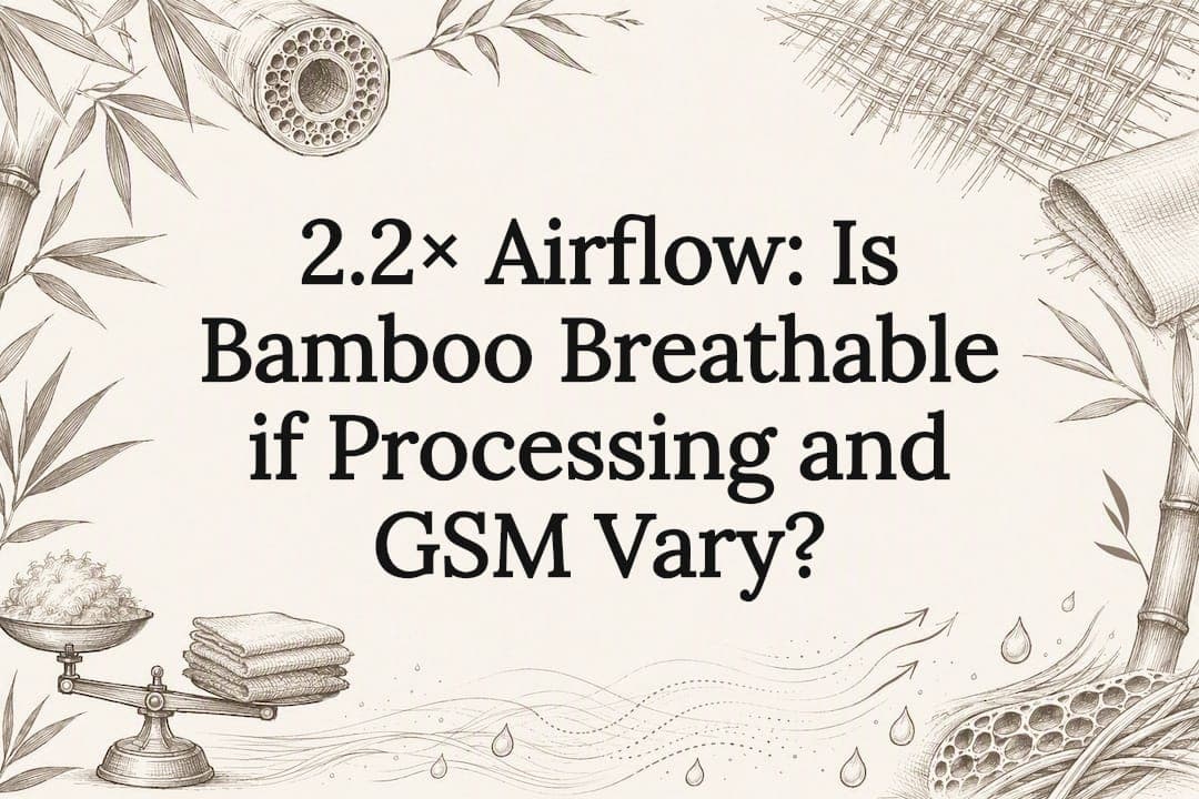2.2× Airflow: Is Bamboo Breathable if Processing and GSM Vary?